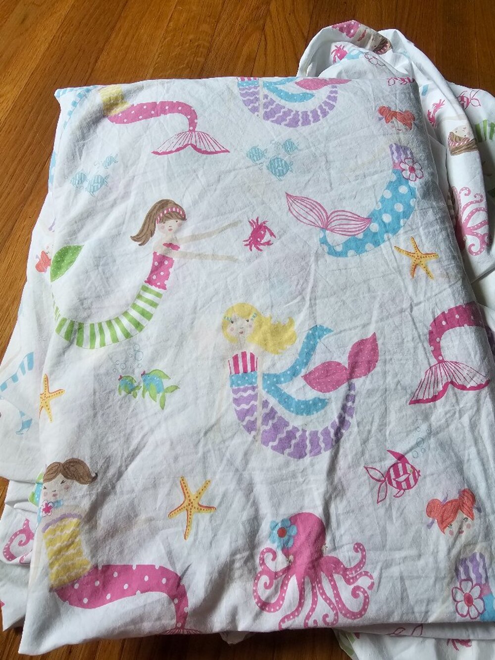 Pottery Barn Kids Bailey Mermaid Queen Sheet Set